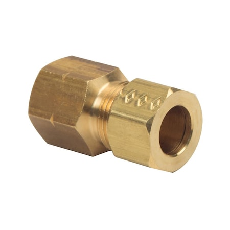 #66-C 3/8 Inch X 1/4 Inch Lead-Free Brass Compression FIP Adapt